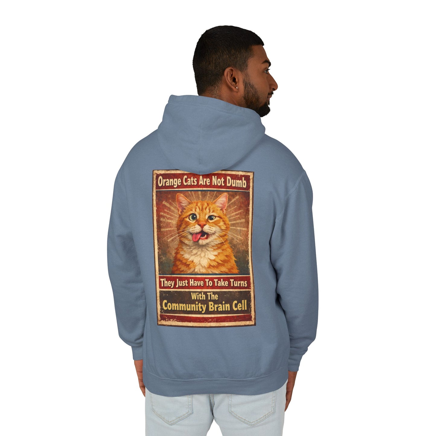 Community Brain Cell Unisex Lightweight Hoodie
