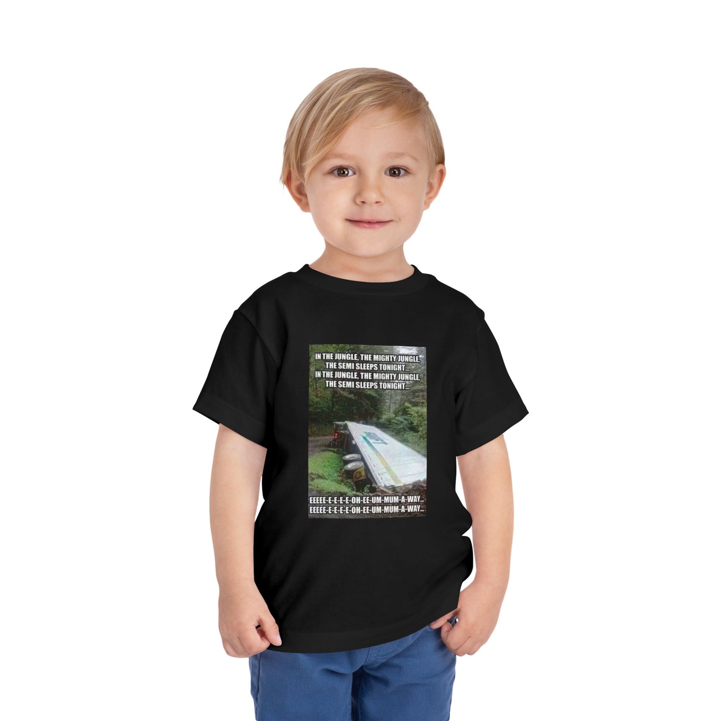 Semi Sleeps Toddler Unisex Short Sleeve Crewneck Tee