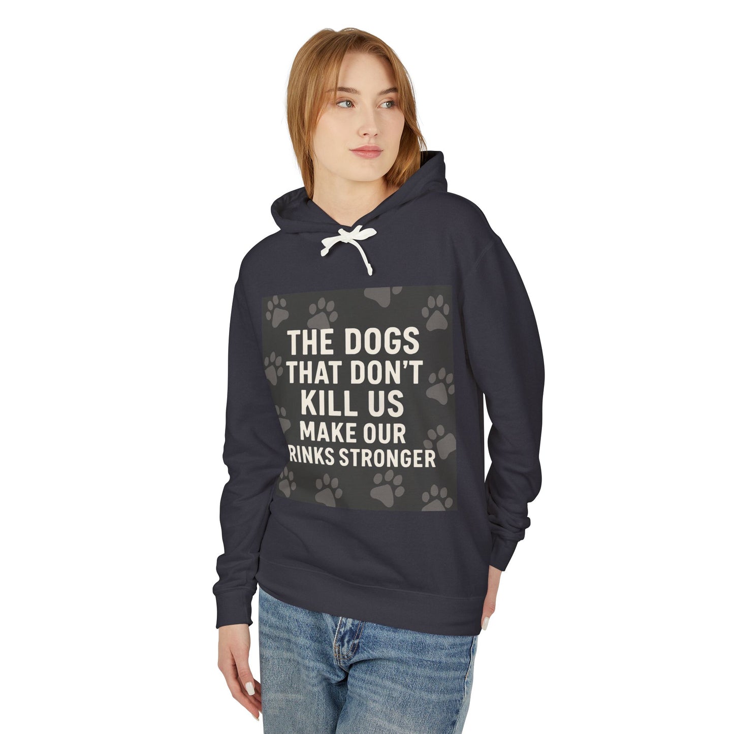 Drinks Stronger Unisex Lightweight Hoodie