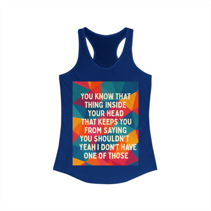 No Filter Women's Racerback Tank