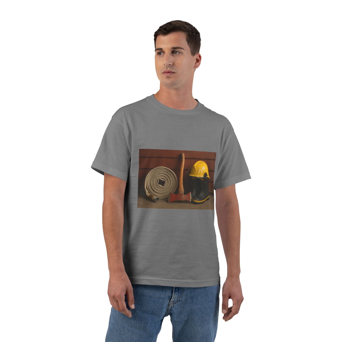 Fire/Rescue Appreciation Men's Short-Sleeve Crewneck Tee