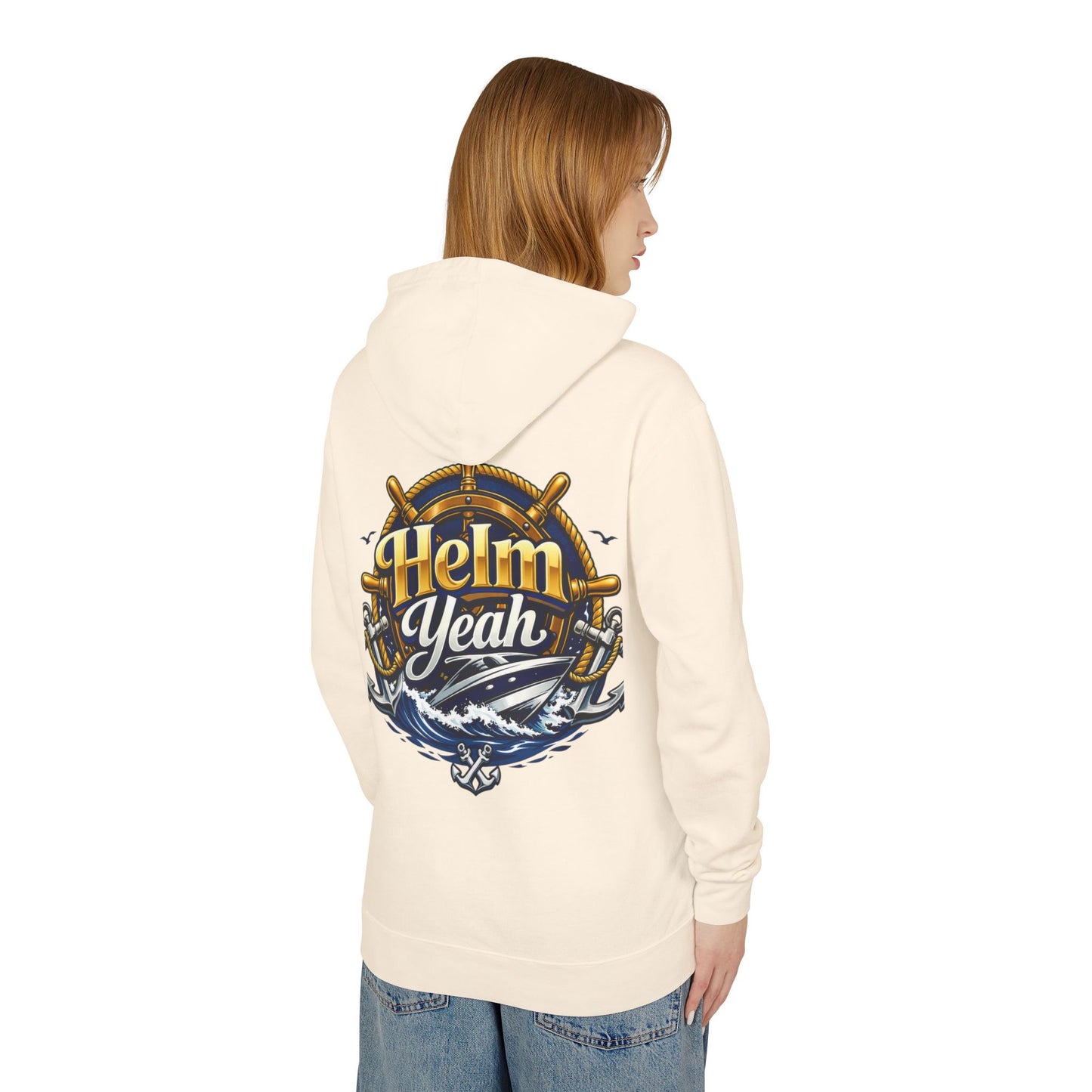 Helm Yeah Unisex Lightweight Hoodie