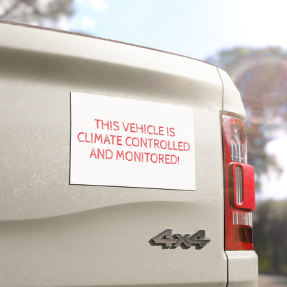 Vehicle Monitored Indoor/Outdoor Magnet