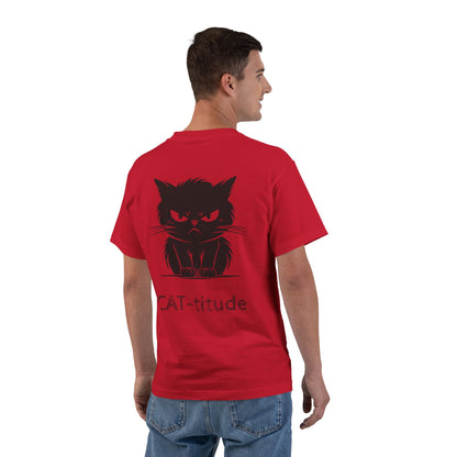CAT-titude Men's Short-Sleeve Crewneck Tee