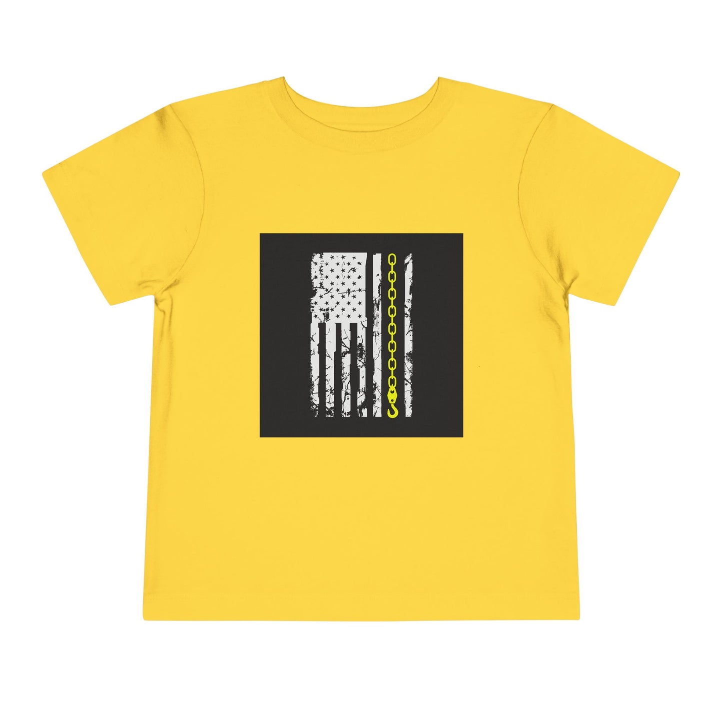 Thin Yellow Line Toddler Unisex Short Sleeve Crewneck Tee