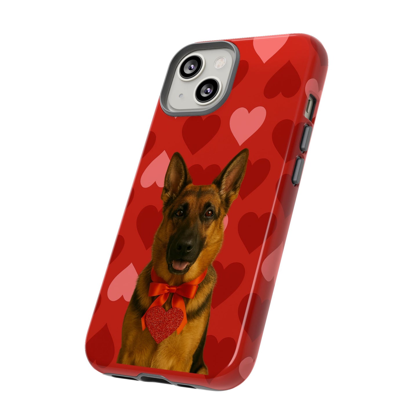 Cupid's Companion German Shepherd iPhone Case