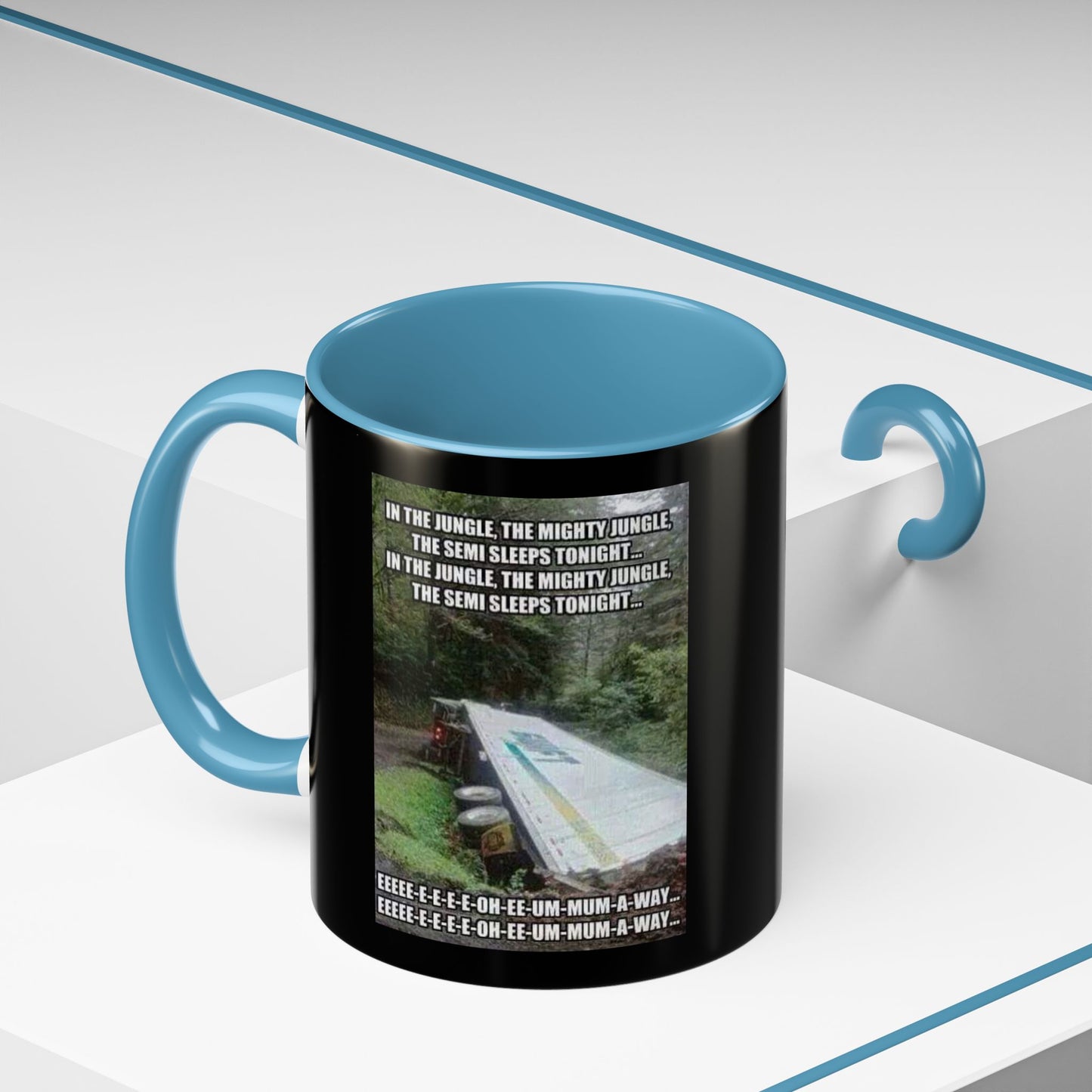 Semi Sleeps 2-Tone Coffee Mug