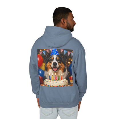 Birthday Buddy Aussie Unisex Lightweight Hoodie