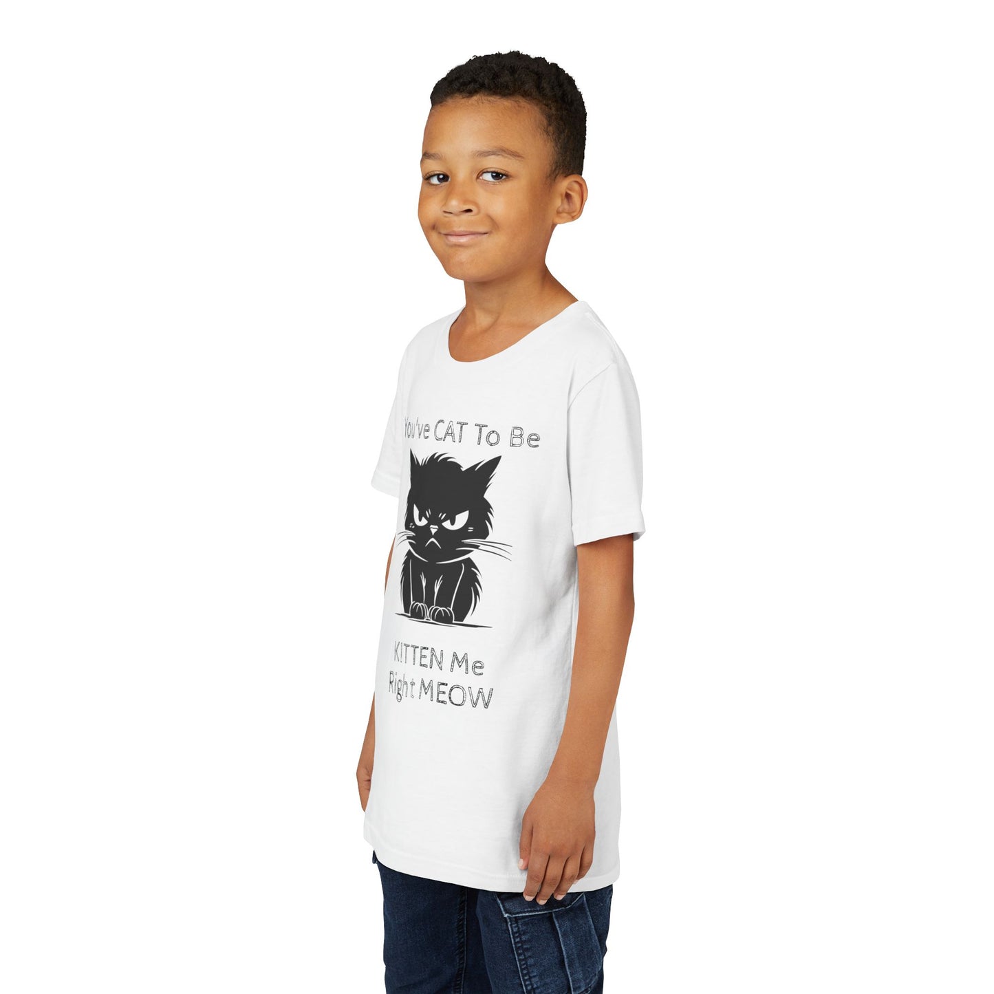 KITTEN Me Youth Unisex Short Sleeve Crewneck Tee