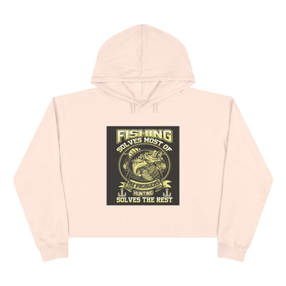 Problem Solving Women's Crop Hoodie