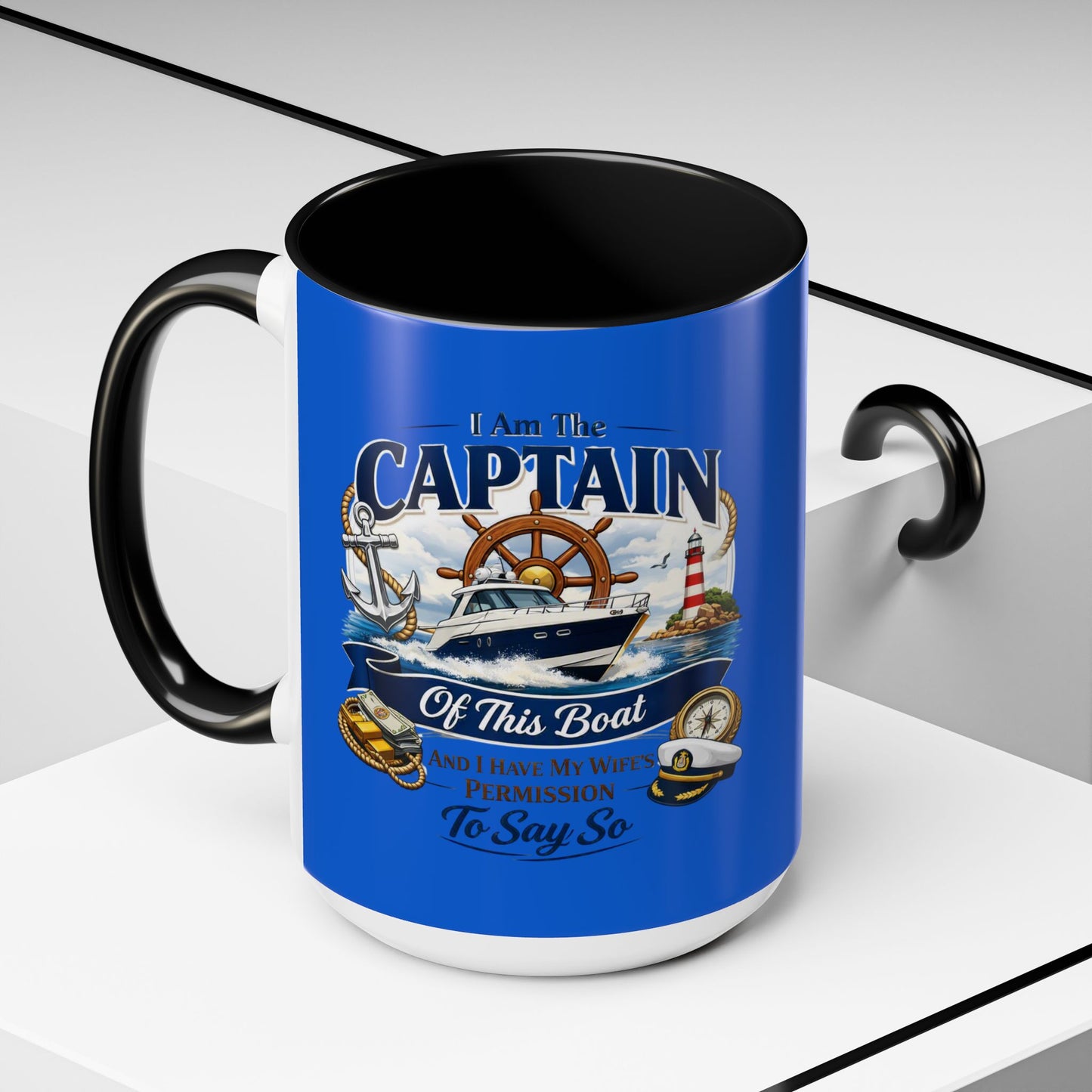 Captain 2-Tone Coffee Mug