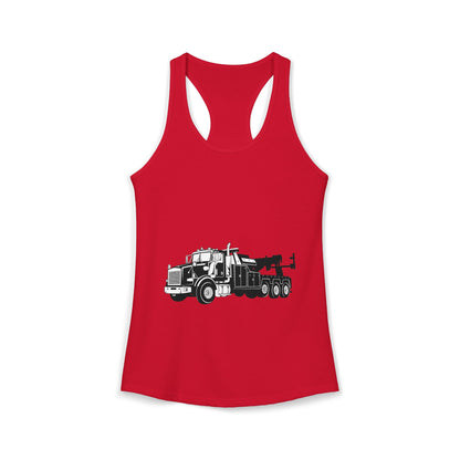 Heavy Tow Truck Women's Racerback Tank