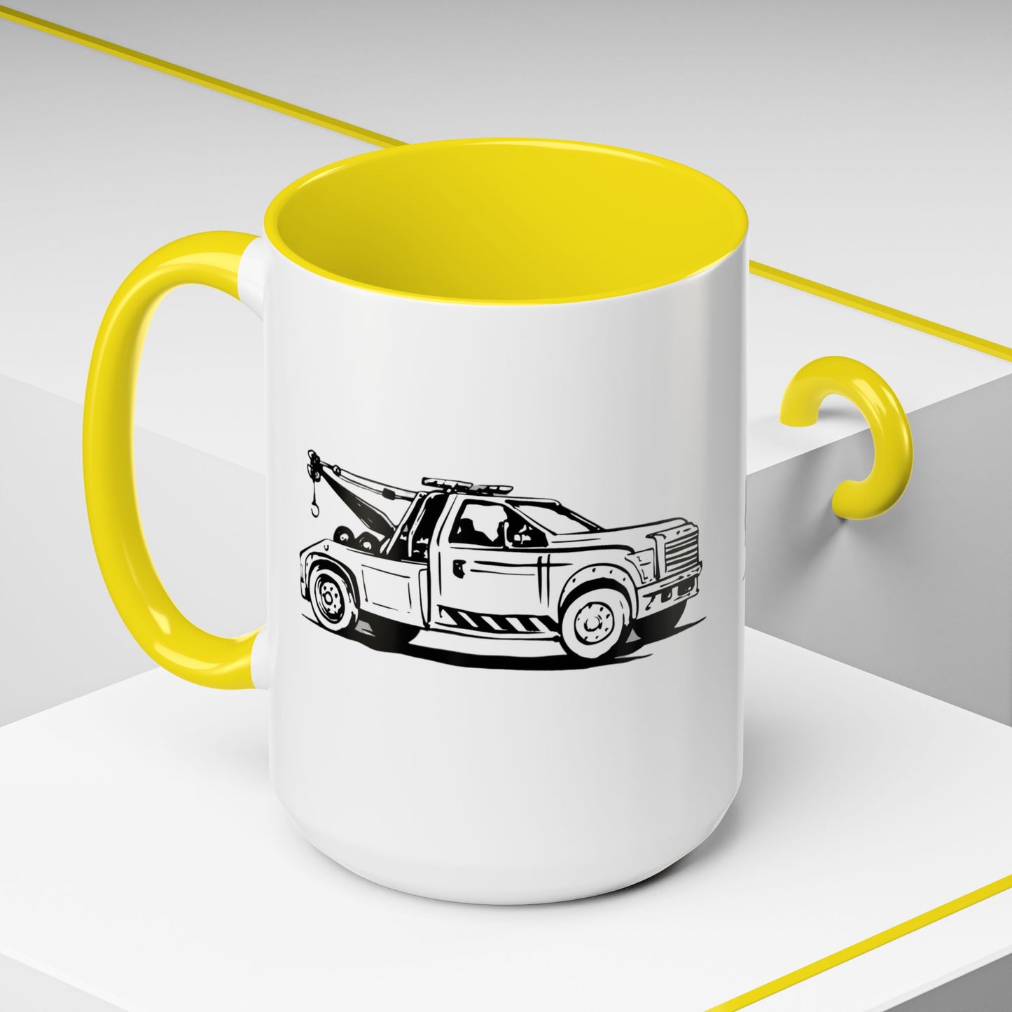 Wheel Lift Tow Truck 2-Tone Coffee Mug
