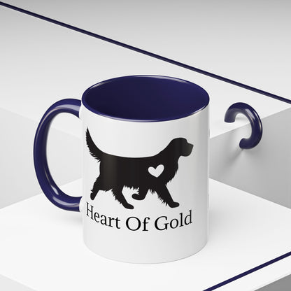 Heart Of Gold 2-Tone Coffee Mug