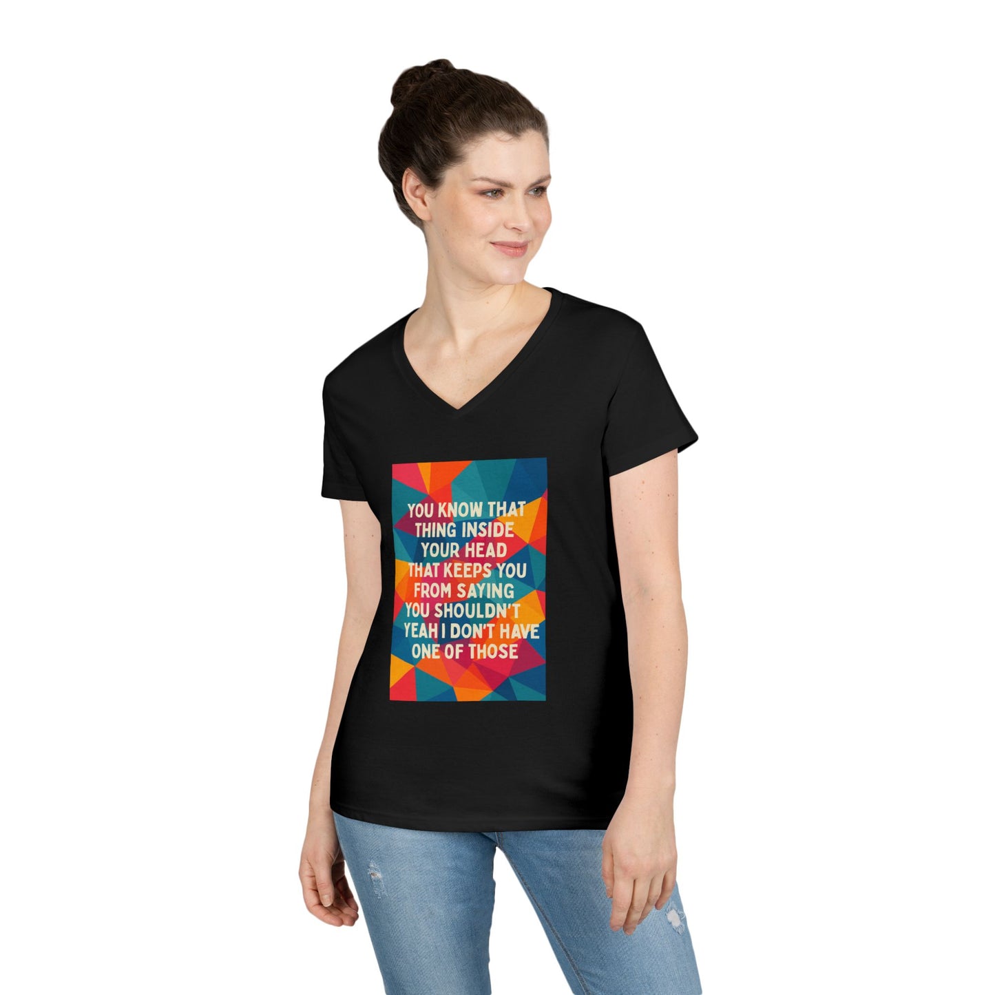 No Filter Women's V-Neck T-Shirt