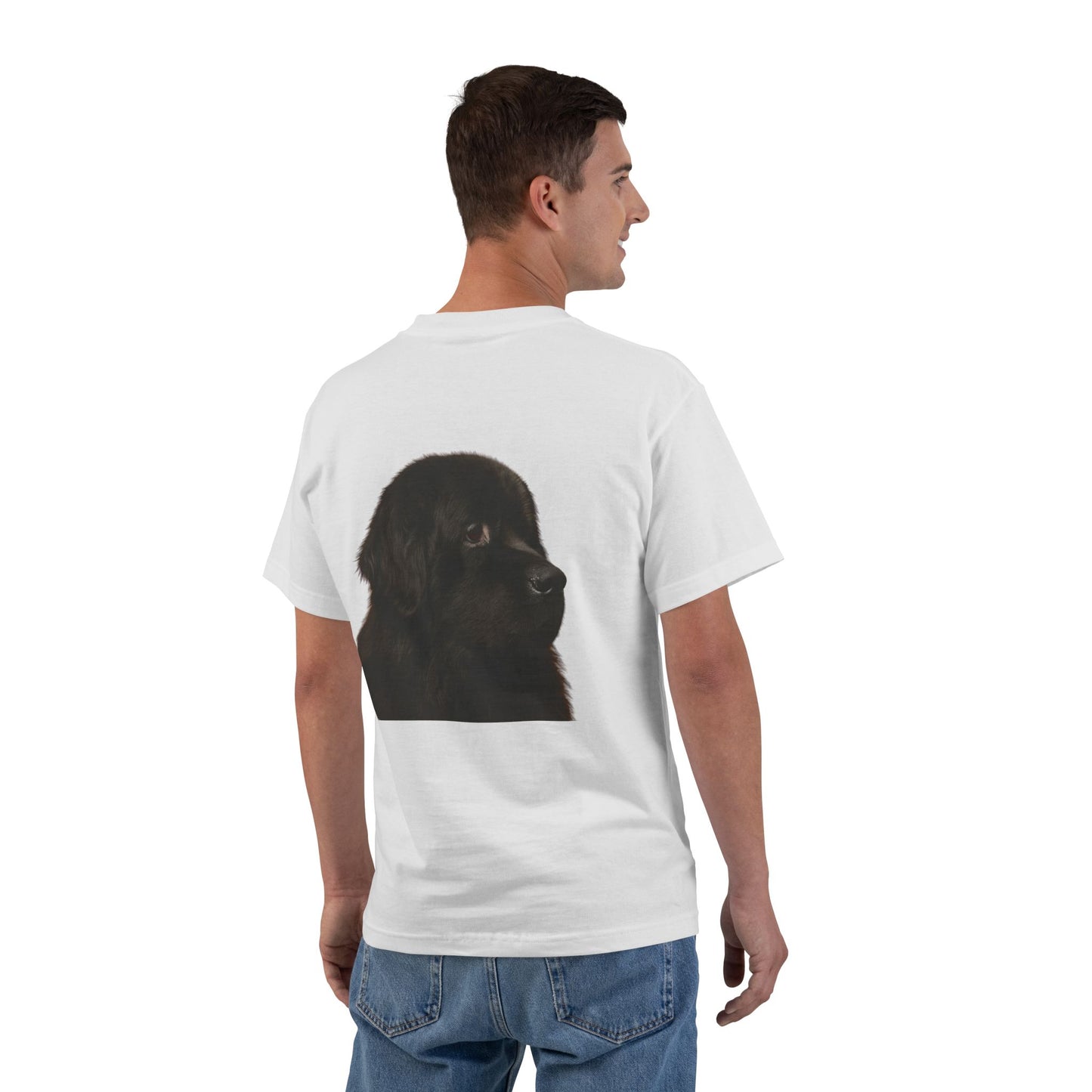 Newfie Head Men's Short-Sleeve Crewneck Tee