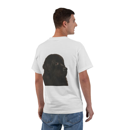 Newfie Head Men's Short-Sleeve Crewneck Tee