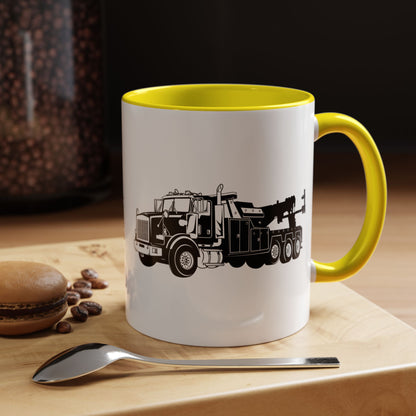 Heavy Tow Truck 2-Tone Coffee Mug