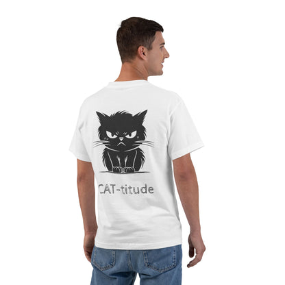 CAT-titude Men's Short-Sleeve Crewneck Tee