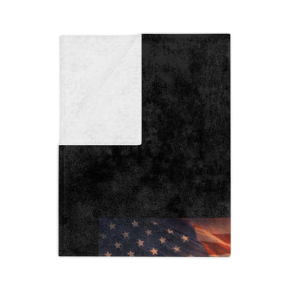 Freedom Isn't Free Velveteen Microfiber Blanket
