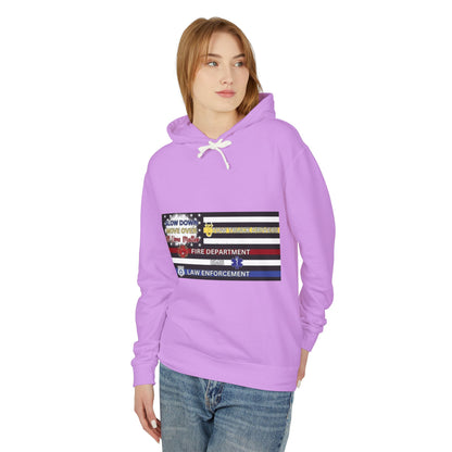 Slow Down Move Over Flag Unisex Lightweight Hoodie