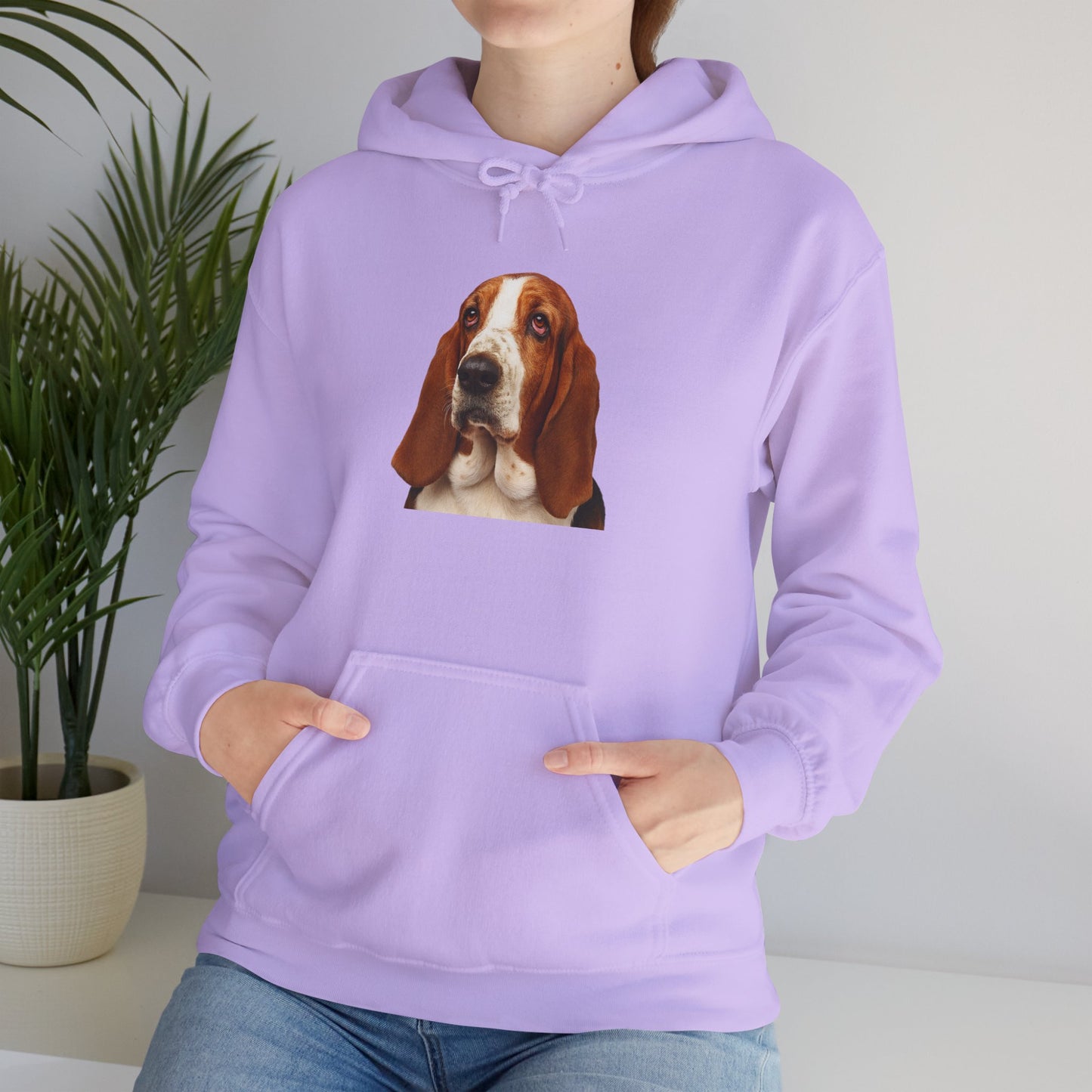 Basset Head Unisex Hoodie
