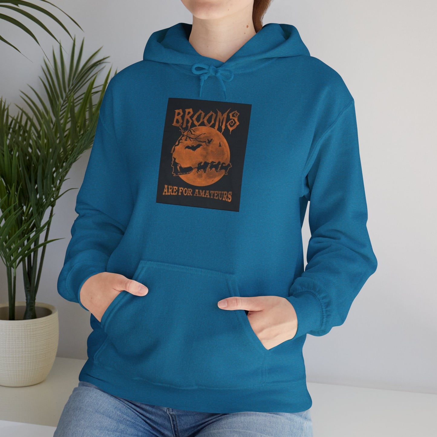 Brooms Are For Amateurs Unisex Hoodie