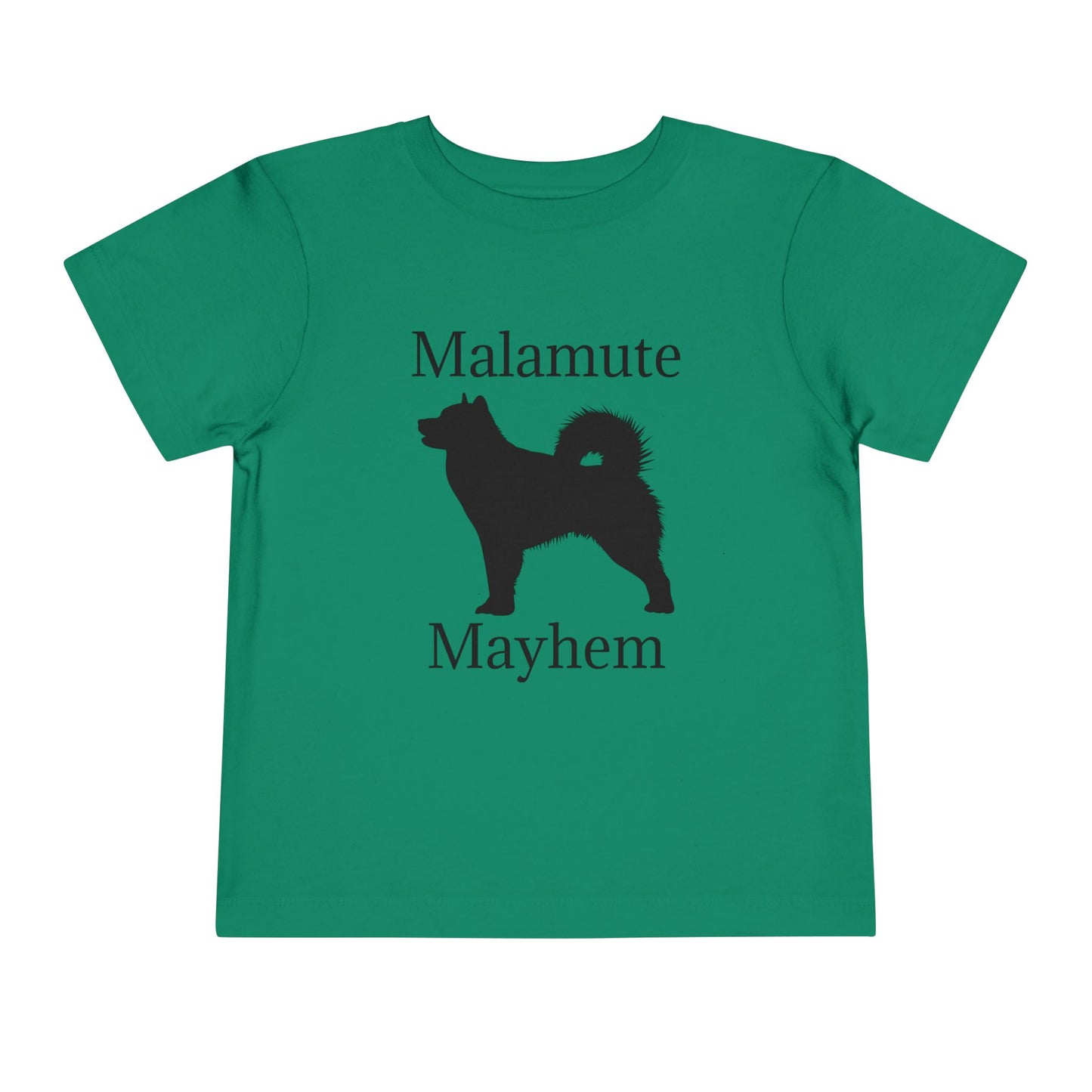 Malamute Mayhem Toddler Unisex Short Sleeve Crewneck Tee