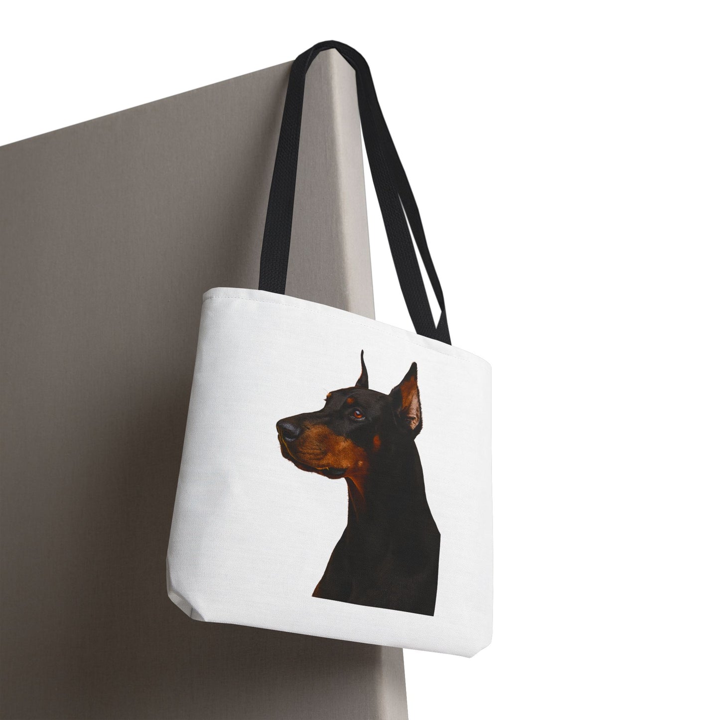 Doberman Head Tote Bag