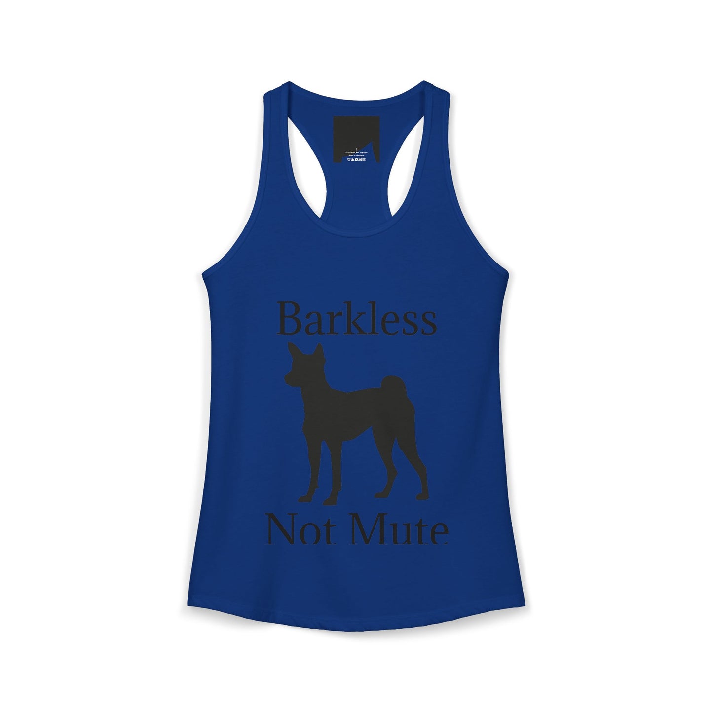 Barkless Not Mute Women's Racerback Tank