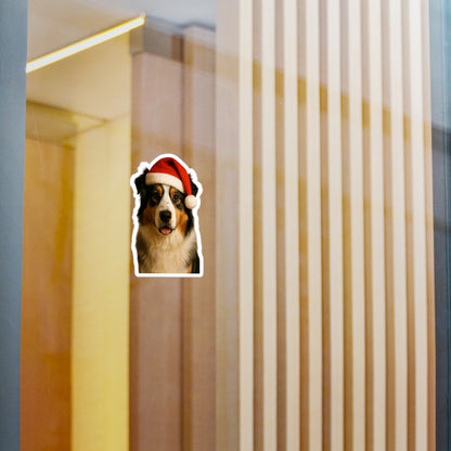 Santa Paws Aussie Vinyl Decal
