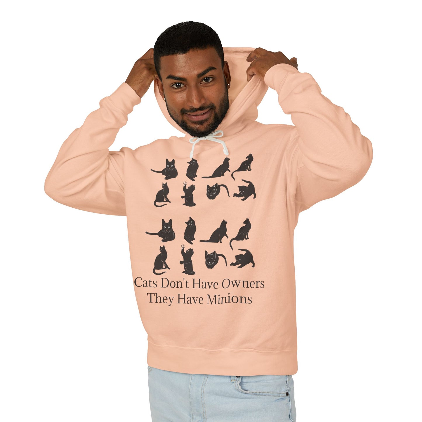 Cat Minions Unisex Lightweight Hoodie