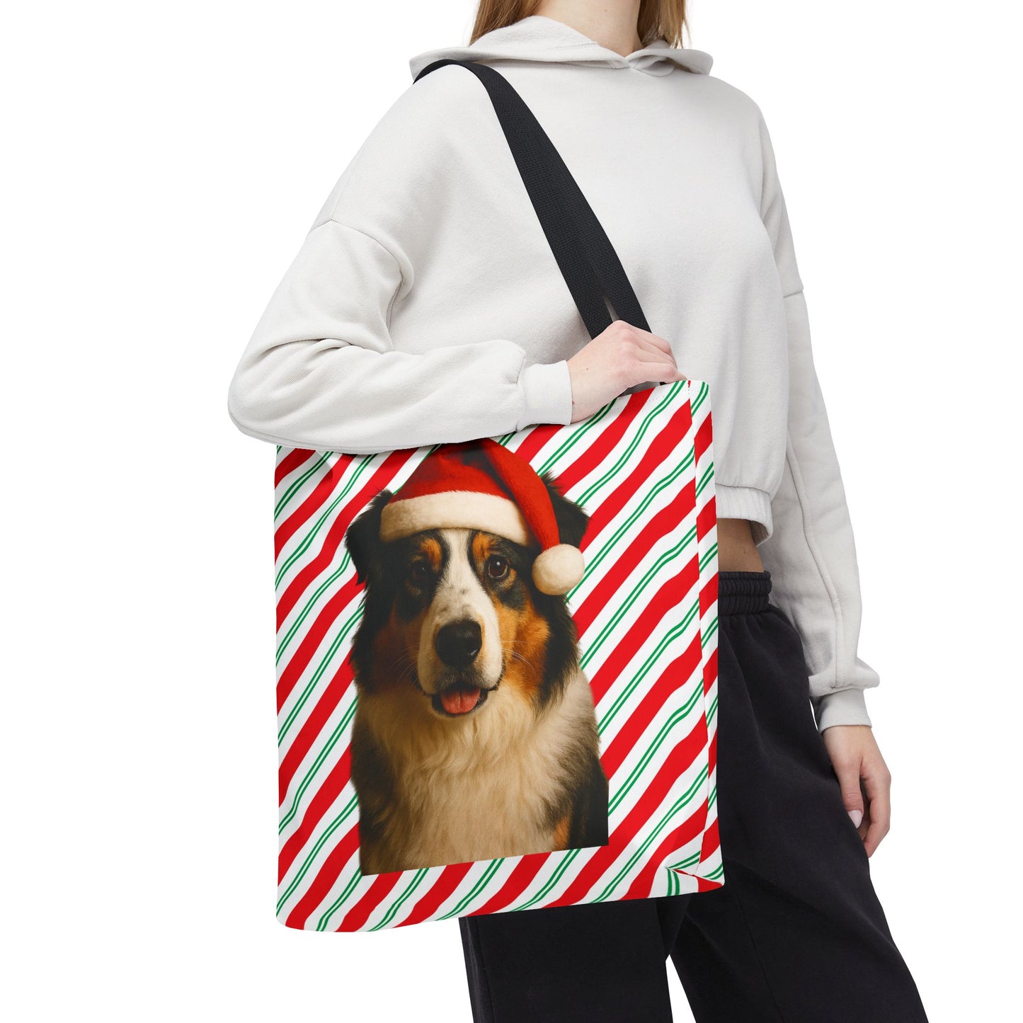 Santa Paws Aussie Tote Bag
