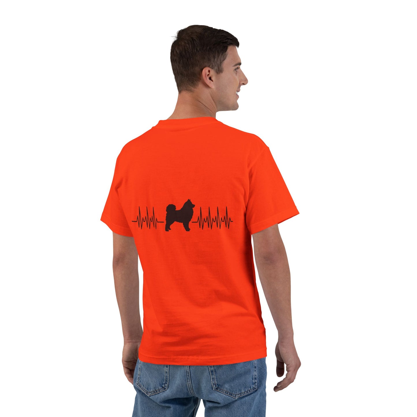 My Heart Beats For Samoyeds Men's Short-Sleeve Crewneck Tee