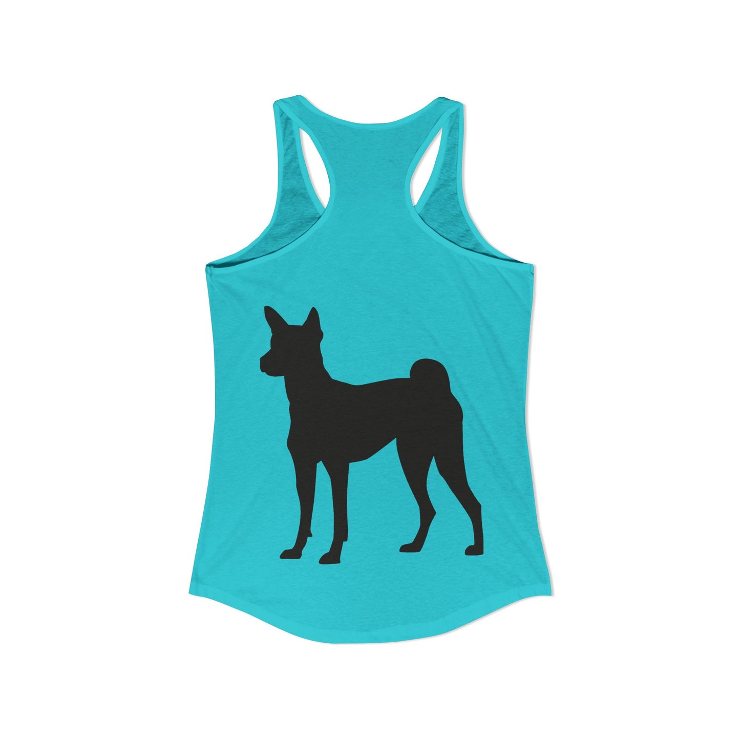 Basenji Silhouette Women's Racerback Tank