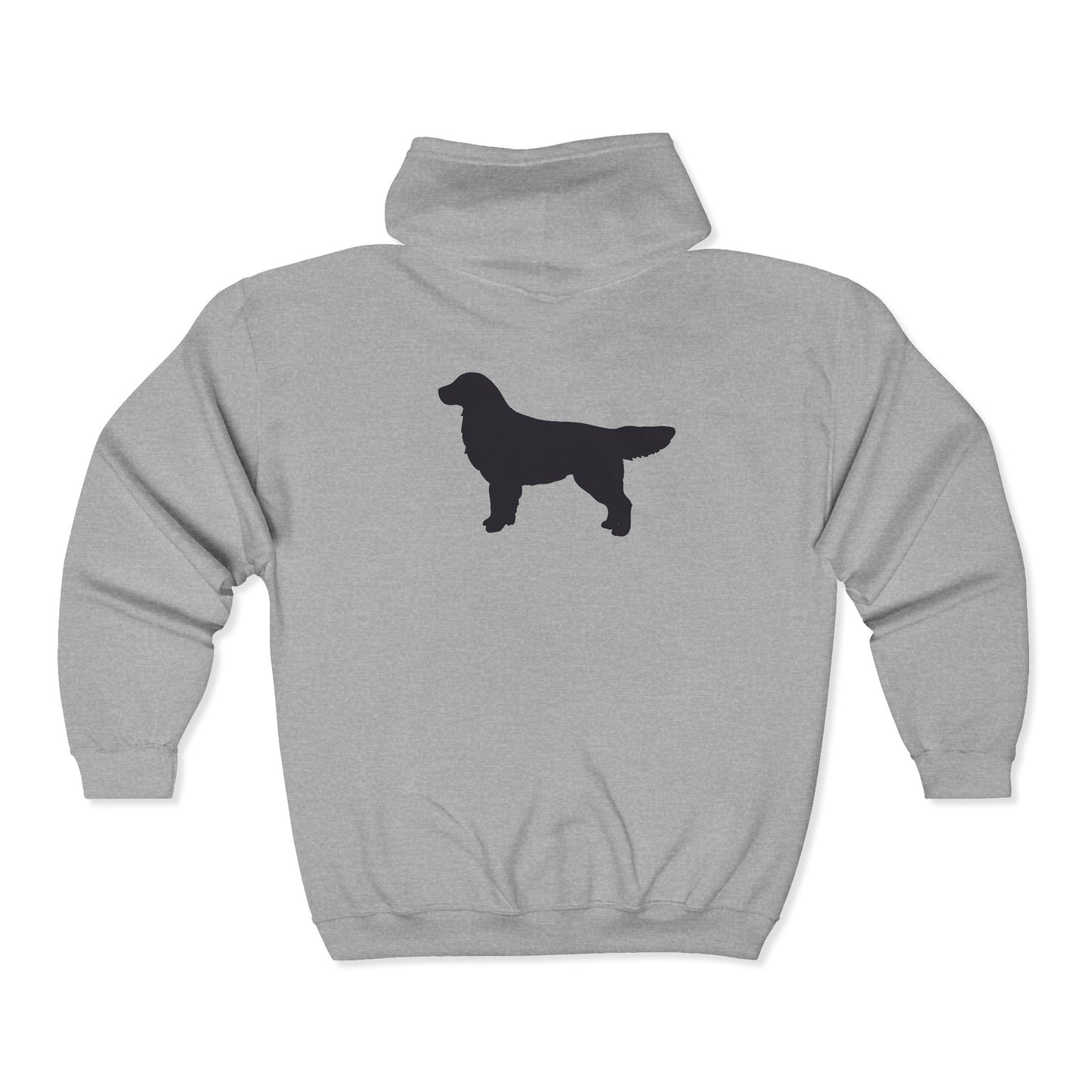 Golden Silhouette Unisex Full Zip Hoodie