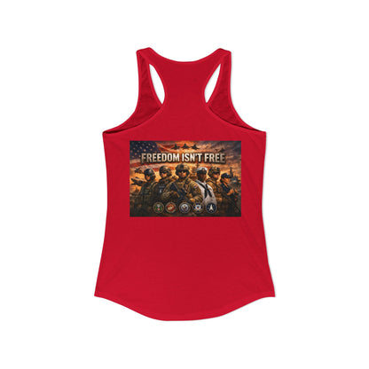 Freedom Isn't Free Women's Racerback Tank