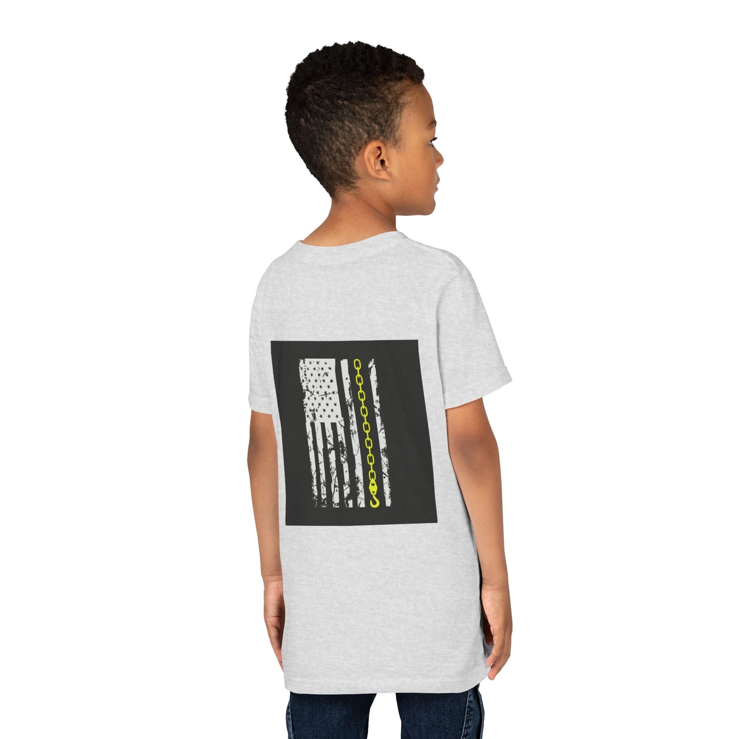 Thin Yellow Line Youth Unisex Short Sleeve Crewneck Tee