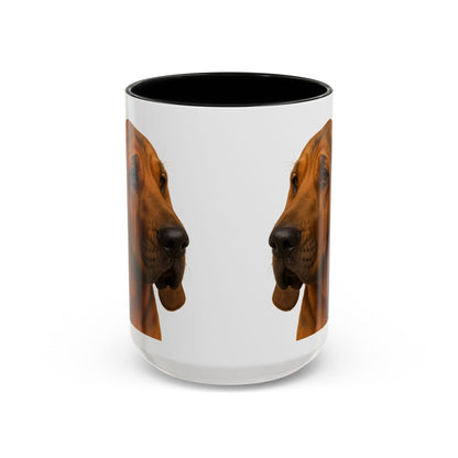 Bloodhound Head 2-Tone Coffee Mug