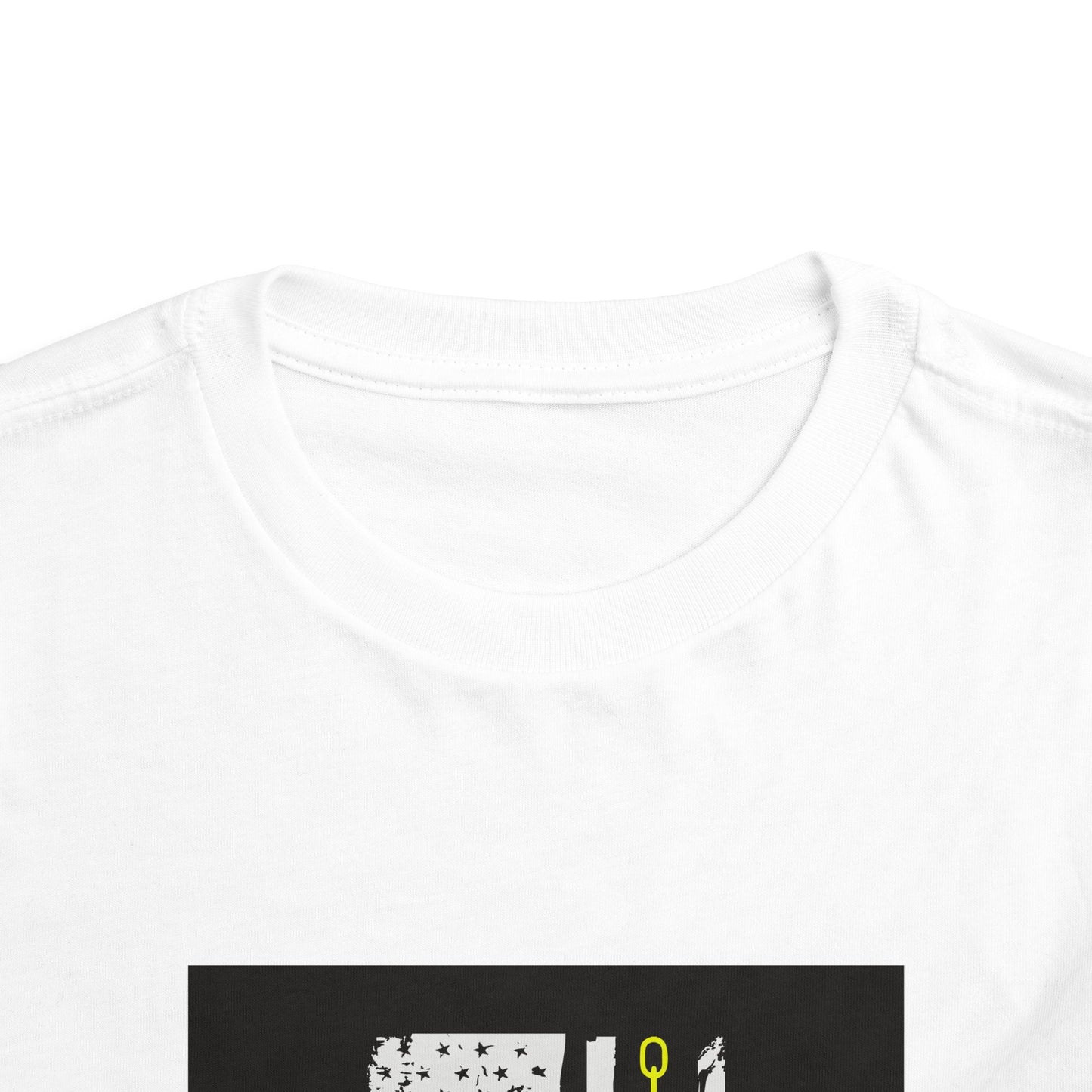 Thin Yellow Line Toddler Unisex Short Sleeve Crewneck Tee