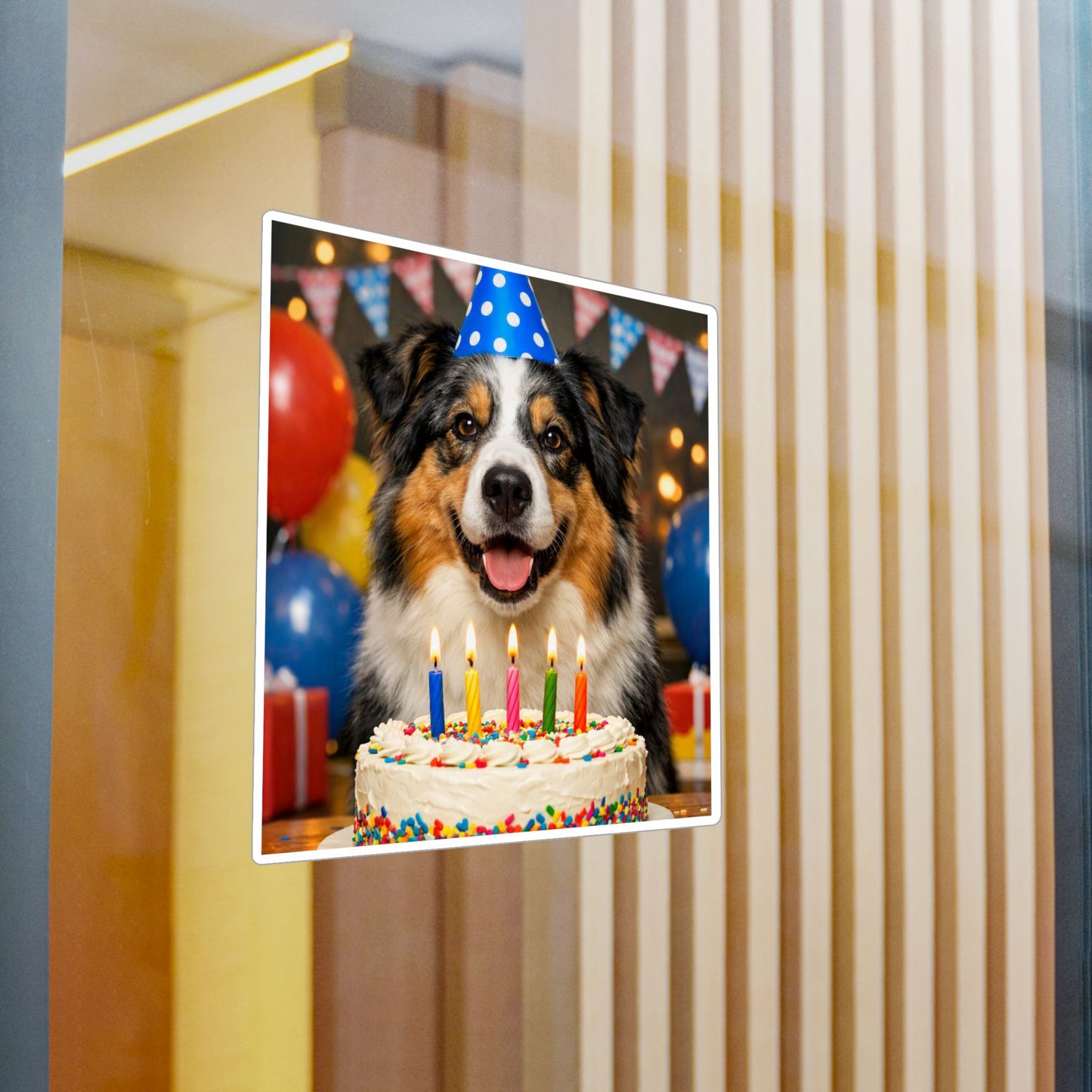 Birthday Buddy Aussie Vinyl Decal