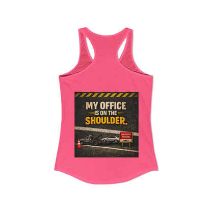 My Office Women's Racerback Tank