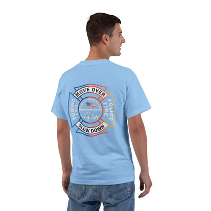 Let First Responders Live Men's Short-Sleeve Crewneck Tee