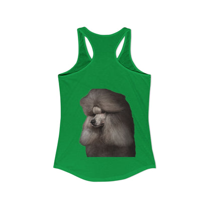 Poodle Head Women's Racerback Tank