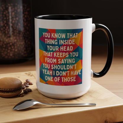 No Filter 2-Tone Coffee Mug