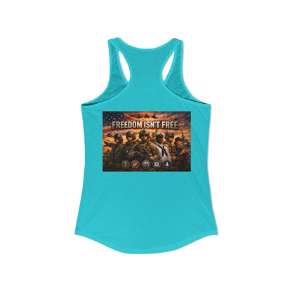 Freedom Isn't Free Women's Racerback Tank