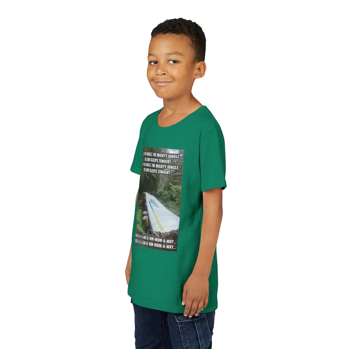 Semi Sleeps Youth Unisex Short Sleeve Crewneck Tee