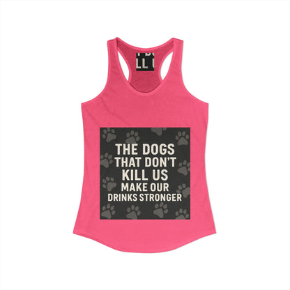 Drinks Stronger Women's Racerback Tank