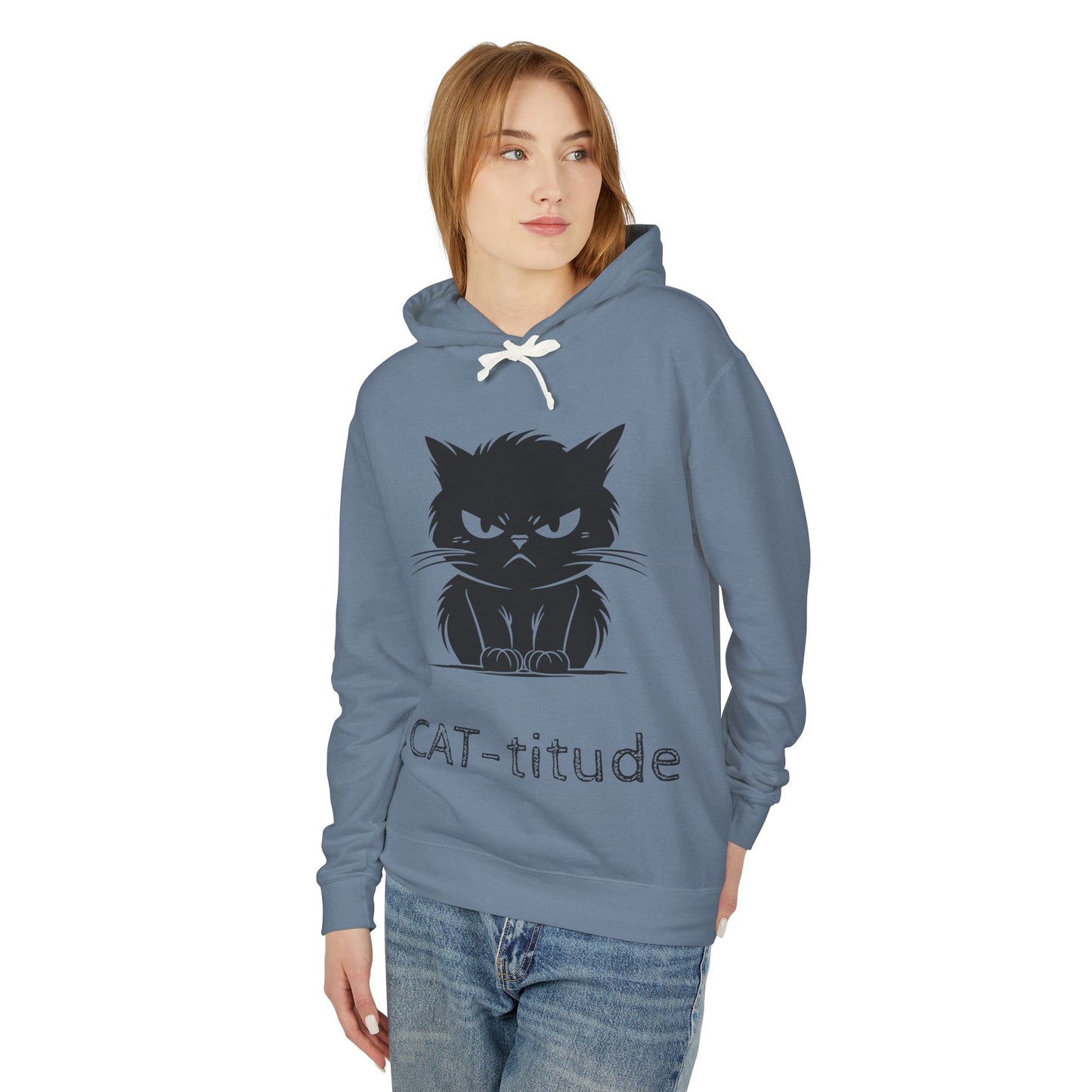CAT-titude Unisex Lightweight Hoodie