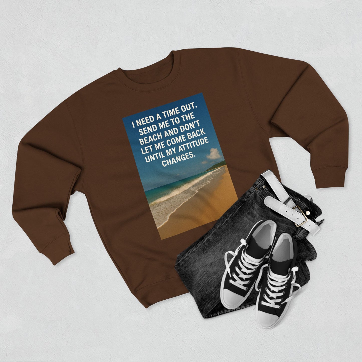 Time Out Unisex Crewneck Sweatshirt